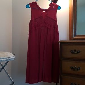 Maroon Dress